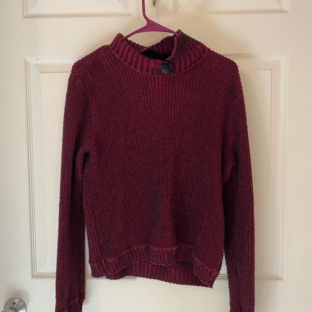 Willow Red Turtleneck Sweater